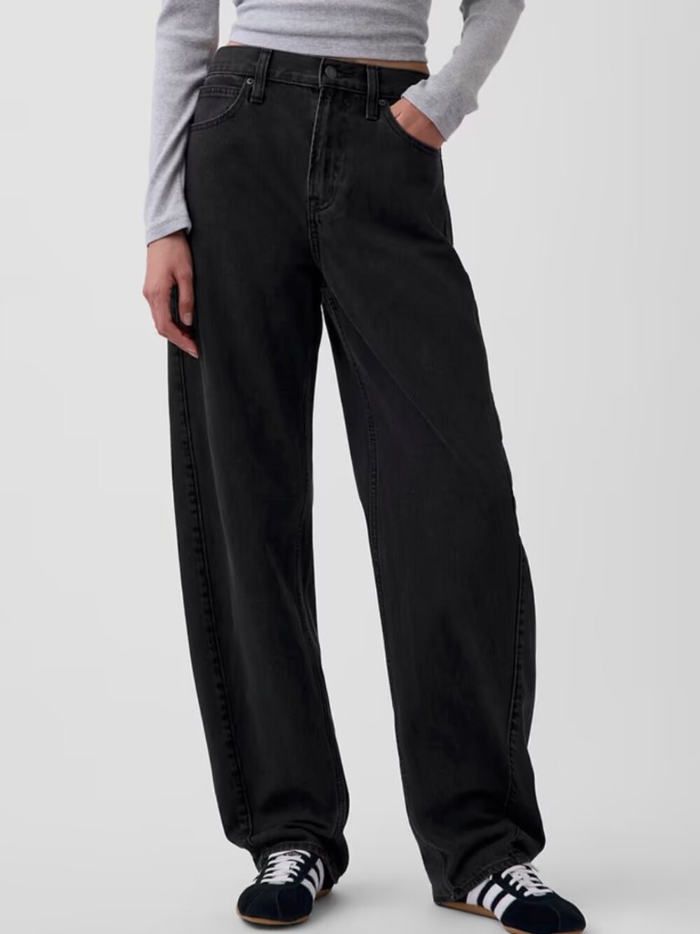 The Gap High Rise Barrel Jeans